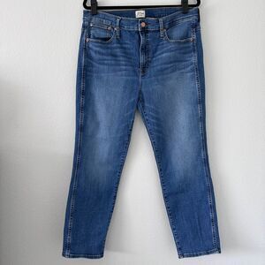 J. Crew Women's Jean Size( 32) Vintage Straight High Rise Medium Wash